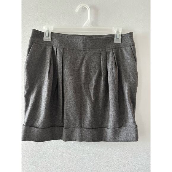 Burberry Dresses & Skirts - Burberry London Skirt Wool Cashmere Mini Lined Pockets Gray Size 6